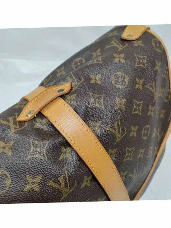 Louis Vuitton Saumur 35 Monogram Crossbody Bag | Authentic LV Vintage Messenger - Picture 6 of 16